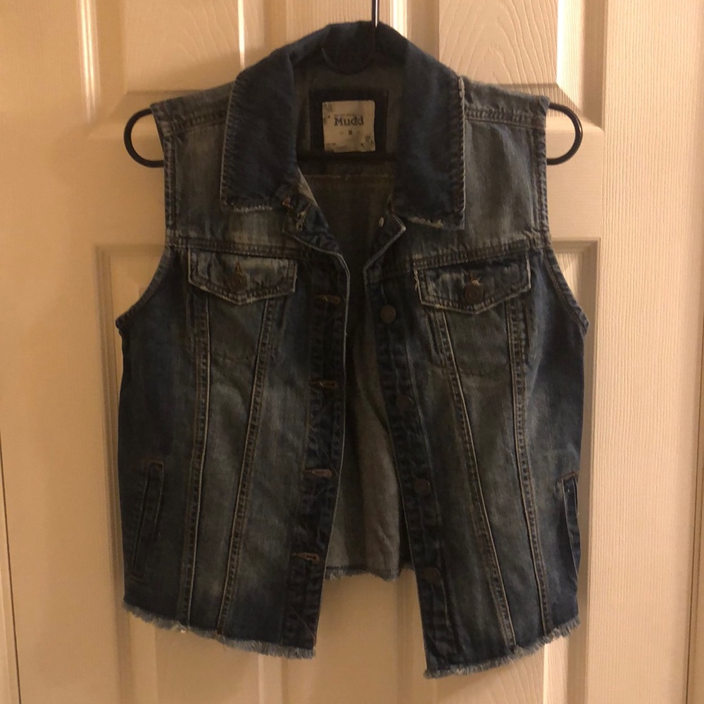 Mudd jean vest.